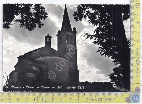 Cartolina - Postcard - Saint Vincent - Chiesa di Moron …