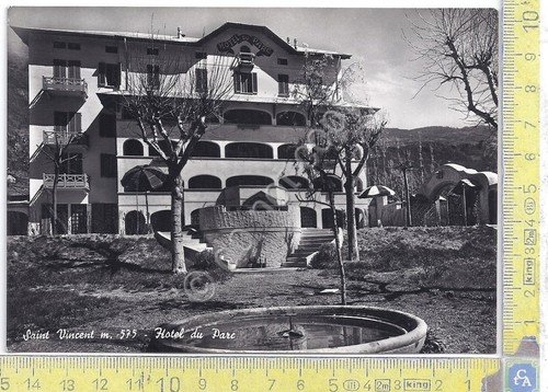 Cartolina - Postcard - Saint Vincent - Hotel du Parc …