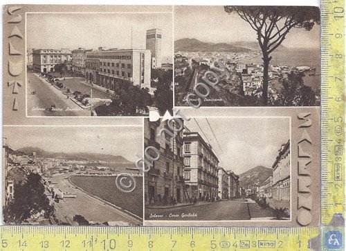 Cartolina - Postcard - Salerno - Gruss aus - Saluti … | Immagine principale