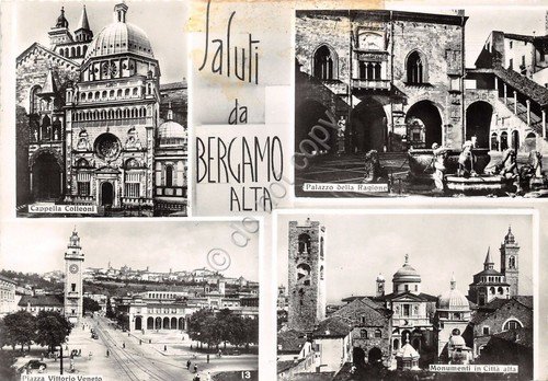 Cartolina - Postcard - Saluti da - Bergamo Alta - … | Immagine principale