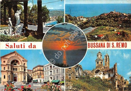 Cartolina - Postcard - Saluti da - Bussana di S. … | Immagine principale