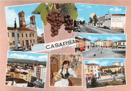 Cartolina - Postcard - Saluti da - Casarsa - vedutine …