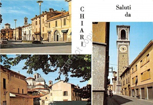 Cartolina - Postcard - Saluti da - Chiari - Vedutine …