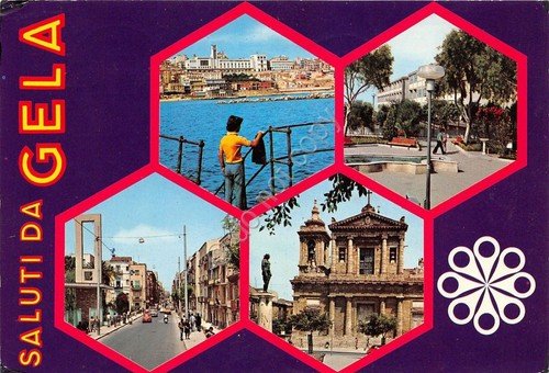 Cartolina - Postcard - Saluti da - Gela - Vedutine … | Immagine principale