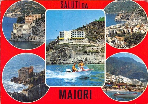Cartolina - Postcard - Saluti da - Maiori - Vedutine … | Immagine principale