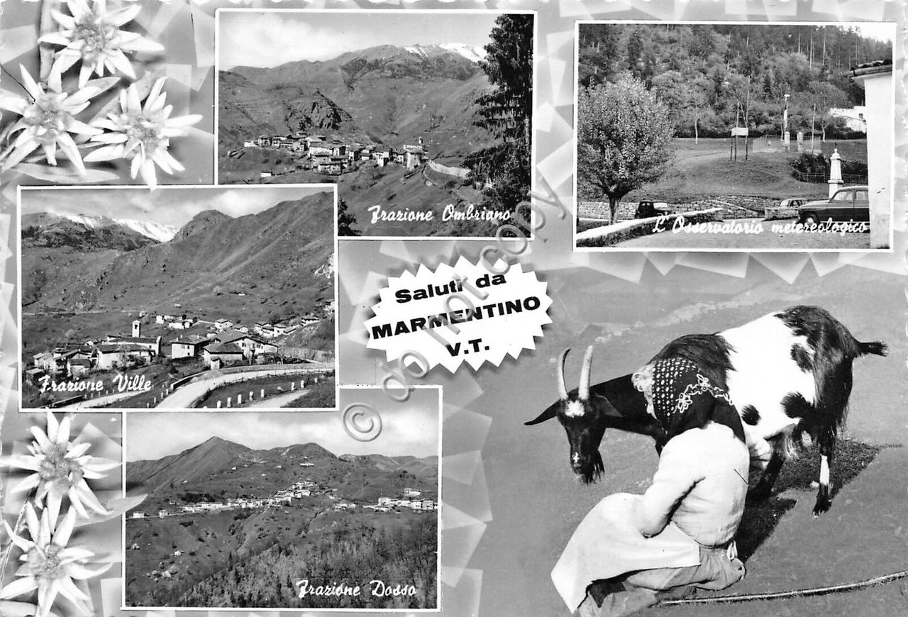 Cartolina - Postcard - Saluti da - Marmentino - vedutine …