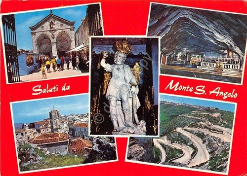 Cartolina - Postcard - Saluti da - Monte S. Angelo …