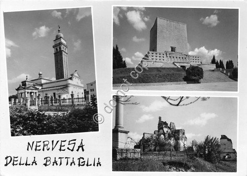 Cartolina - Postcard - Saluti da - Nervesa della Battaglia … | Immagine principale