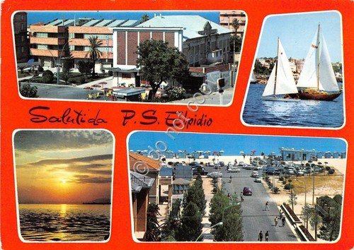 Cartolina - Postcard - Saluti da - Porto S. Elpidio- … | Immagine principale