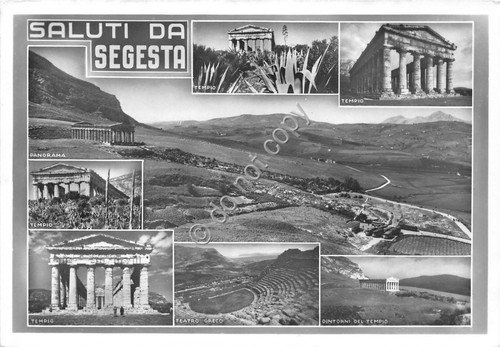 Cartolina - Postcard - Saluti da - Segesta - vedutine … | Immagine principale