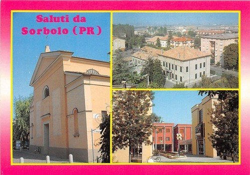 Cartolina - Postcard - Saluti da - Sorbolo - Vedutine …