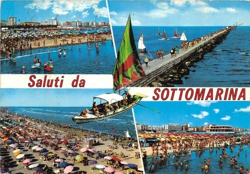 Cartolina - Postcard - Saluti da - Sottomarina - Vedutine … | Immagine principale