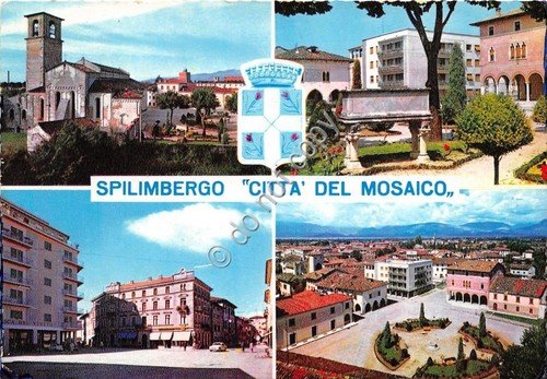 Cartolina - Postcard - Saluti da - Spilimbergo - vedutine …