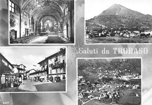 Cartolina - Postcard - Saluti da - Trobaso - Vedutine …