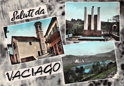 Cartolina - Postcard - Saluti da - Vaciago- vedutine - …