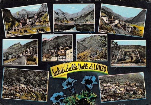 Cartolina - Postcard - Saluti da - Valli di Lanzo …
