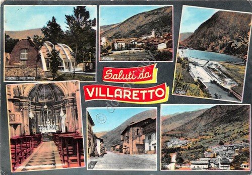 Cartolina - Postcard - Saluti da - Villaretto - vedutine … | Immagine principale