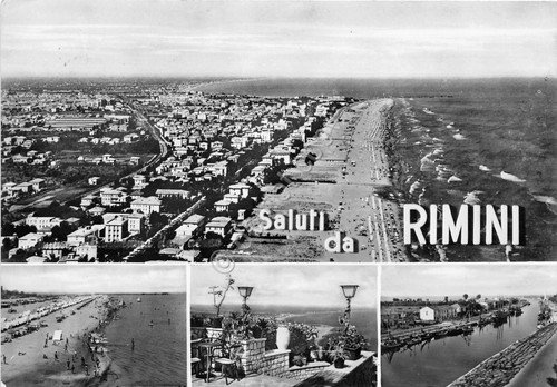 Cartolina - Postcard - Saluti da Rimini - Vedutine - …