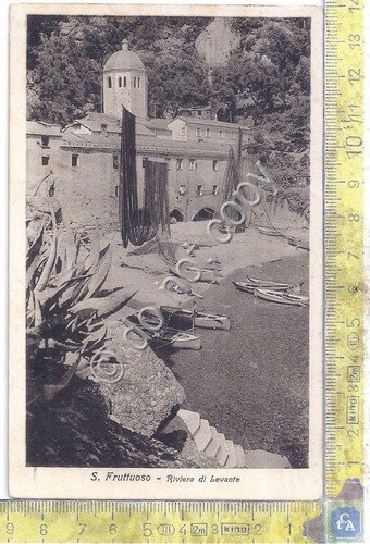 Cartolina - Postcard - San Fruttuoso - Spiaggia - Reti … | Immagine principale