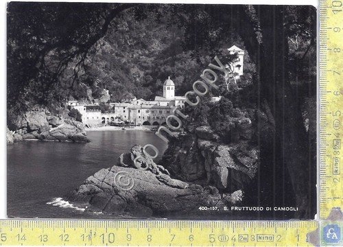 Cartolina - Postcard - San Fruttuoso di Camogli - 1956