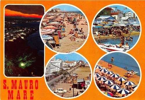 Cartolina - Postcard - San Mauro Mare - vedutine - …