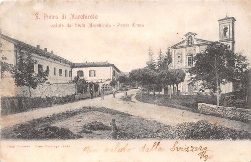 Cartolina - Postcard - San Pietro di Marchirolo - via …