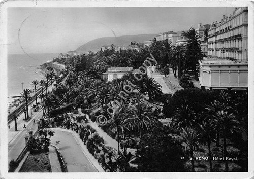 Cartolina - Postcard - San Remo - Hotel Royal - …