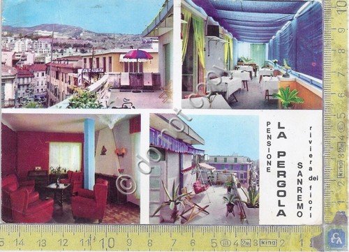 Cartolina - Postcard - San Remo - Pensione La Pergola …