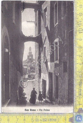 Cartolina - Postcard - San Remo - Via Palma - …