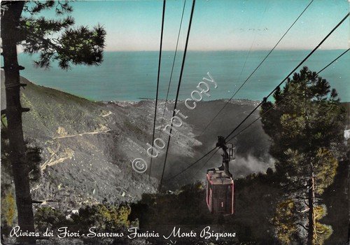 Cartolina - Postcard - Sanremo - Funivia Monte Bignone - … | Immagine principale