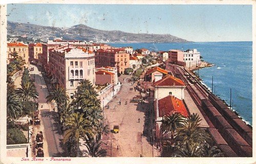Cartolina - Postcard - Sanremo panorama Ed Brunner 1951 | Immagine principale
