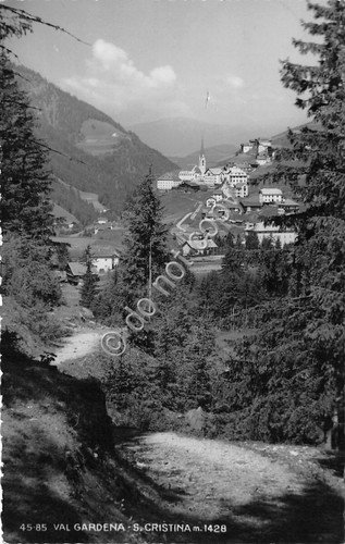 Cartolina - Postcard - Santa Cristina - Val Gardena - …