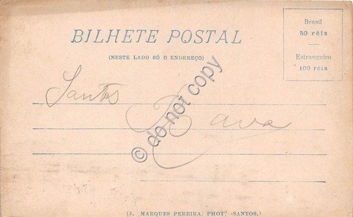Cartolina - Postcard - Santos Fortaleza entrata da Barra e … | Immagine Gallery 2