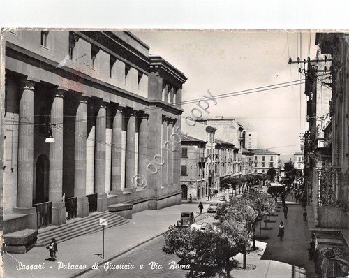 Cartolina - Postcard - Sassari - Palazzo di Giustizia - …