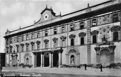 Cartolina - Postcard - Sassuolo - Palazzo Ducale - animata …