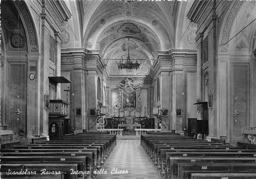 Cartolina - Postcard - Scandolara Ravara - Chiesa - Interno …