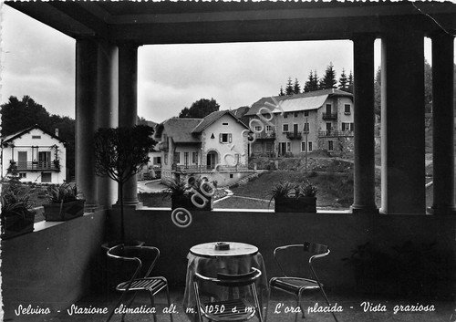 Cartolina - Postcard - Selvino - Vista da bar - …
