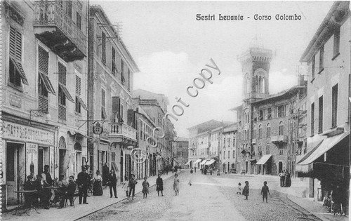 Cartolina - Postcard - Sestri Levante - Corso Colombo - …