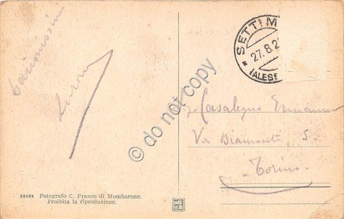 Cartolina - Postcard - Settime d'Asti - Castello Borsarelli anni …