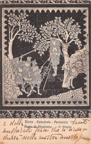 Cartolina - Postcard - Siena - Cattedrale - pavimento - …
