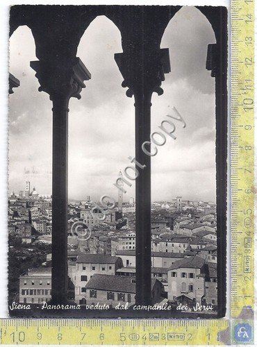 Cartolina - Postcard - Siena - Panorama dal Campanile dei …