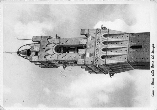 Cartolina - Postcard - Siena - Rocca della Torre del …