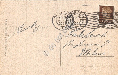 Cartolina - Postcard - Siena Casa e Chiesa di S. … | Immagine Gallery 2