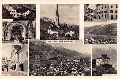 Cartolina - Postcard - Silandro - Val Venosta - Vedutine … | Immagine principale
