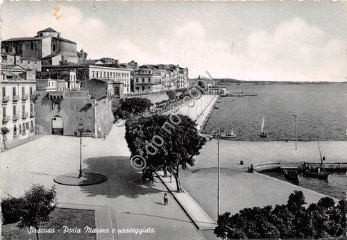 Cartolina - Postcard - Siracusa - Porta Marina - Passeggiata …
