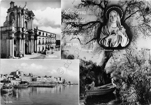 Cartolina - Postcard - Siracusa - Vedutine - Madonna delle … | Immagine principale