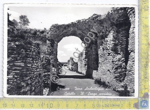 Cartolina - Postcard - Sirmione - Zona Archeologica - 1955 | Immagine principale
