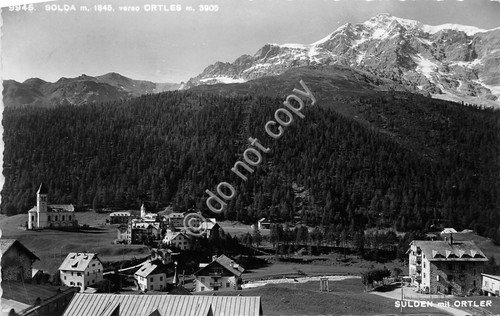 Cartolina - Postcard - Solda - Ortles - Panorama - …