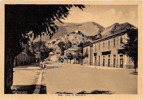 Cartolina - Postcard - Sora - Via XX Settembre - …