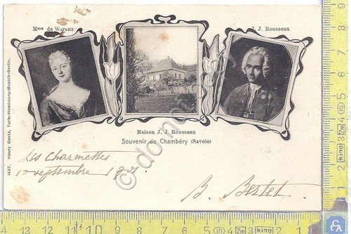 Cartolina - Postcard - Souvenir de Chambery - Maison Rousseau …